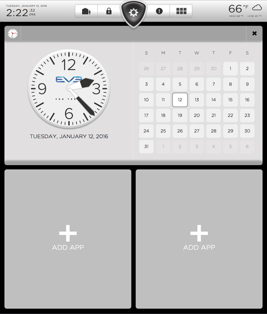 World Clock Horizontal