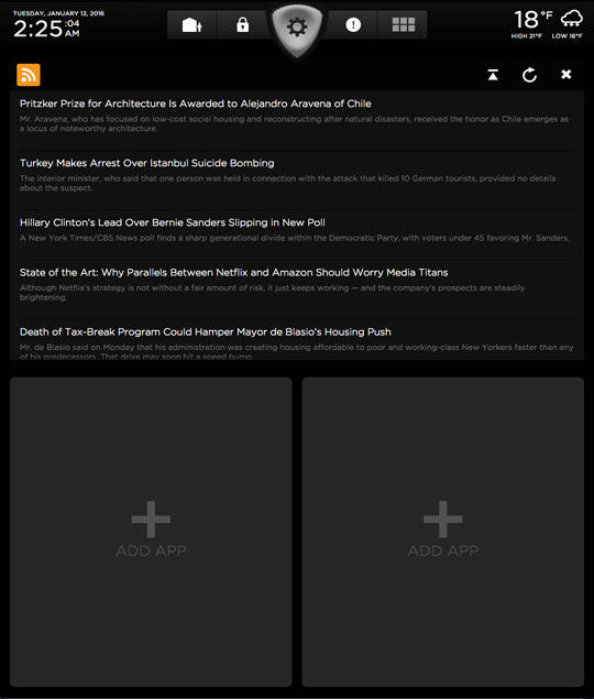 News/RSS Feed Horizontal